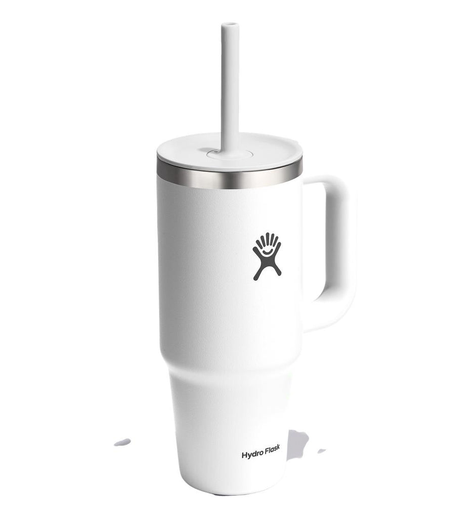 HYDRO FLASK 24 OZ ALL AROUND TRAVEL TUMBLER WHITE