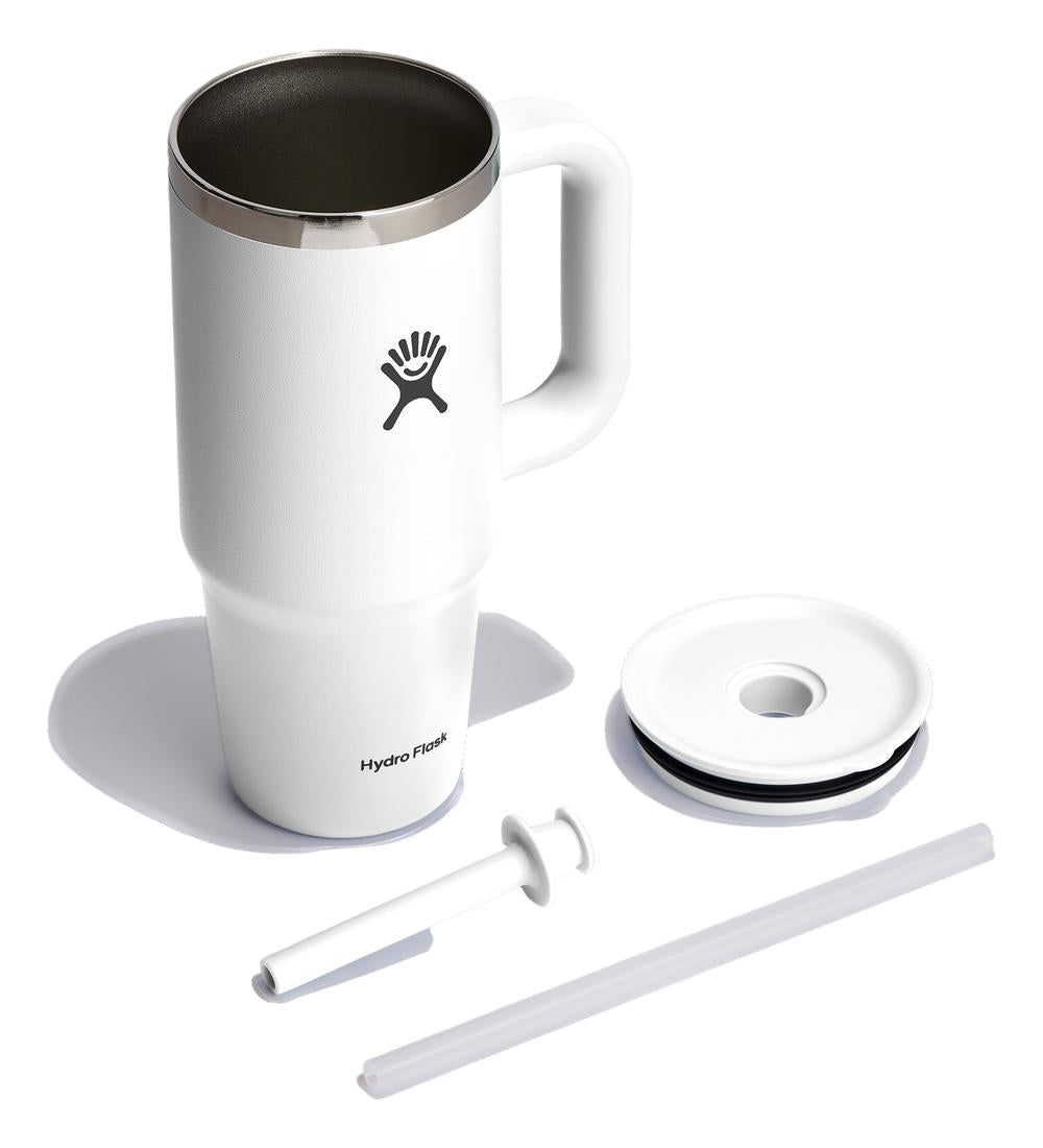 HYDRO FLASK HYDRO FLASK 24 OZ ALL AROUND TRAVEL TUMBLER WHITE