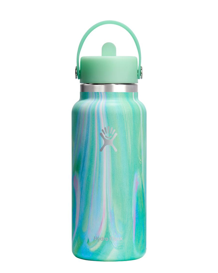 Hydro Flask HYDRO FLASK 32 OZ WIDE FLEX STRAW CAP JELLY GREEN