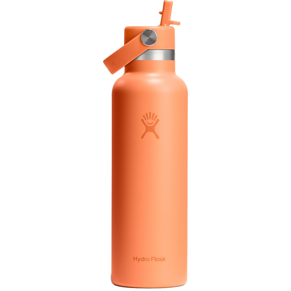 Hydro Flask HYDRO FLASK 21OZ STANDARD FLEX STRAW CAP NECTAR ORANGE
