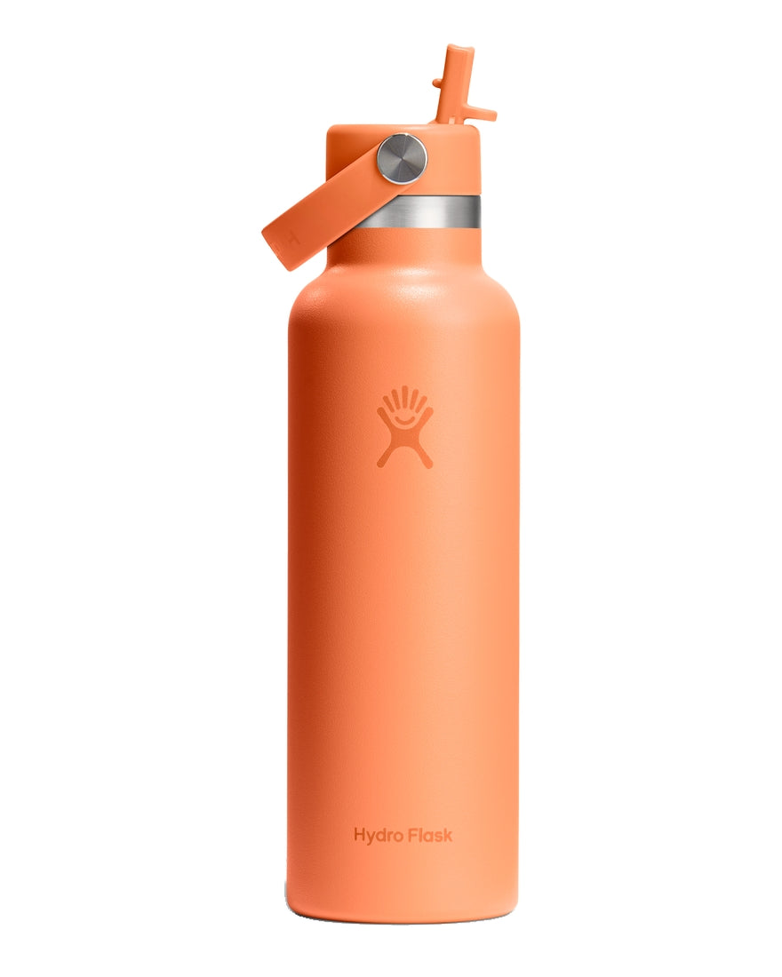 Hydro Flask HYDRO FLASK 21OZ STANDARD FLEX STRAW CAP NECTAR ORANGE