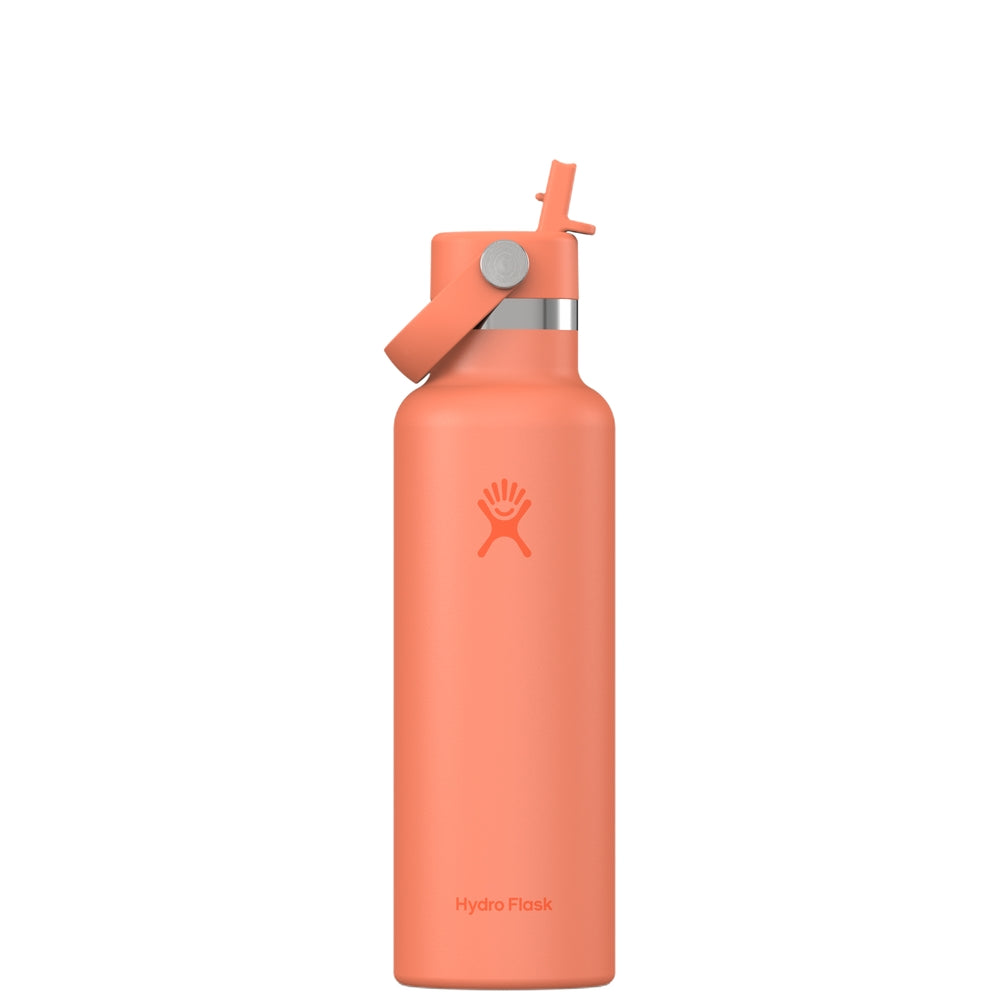Hydro Flask HYDRO FLASK 21OZ STANDARD FLEX STRAW CAP NECTAR ORANGE