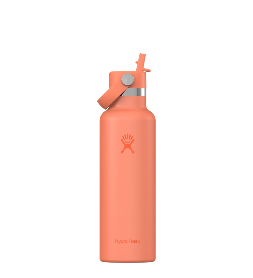 Hydro Flask HYDRO FLASK 21OZ STANDARD FLEX STRAW CAP NECTAR ORANGE