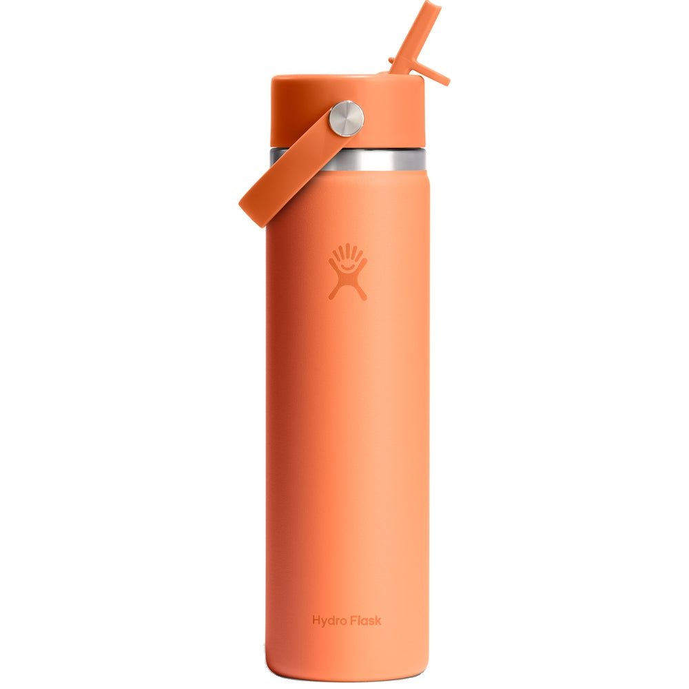 Hydro Flask HYDRO FLASK 24OZ WIDE FLEX STRAW CAP NECTAR ORANGE