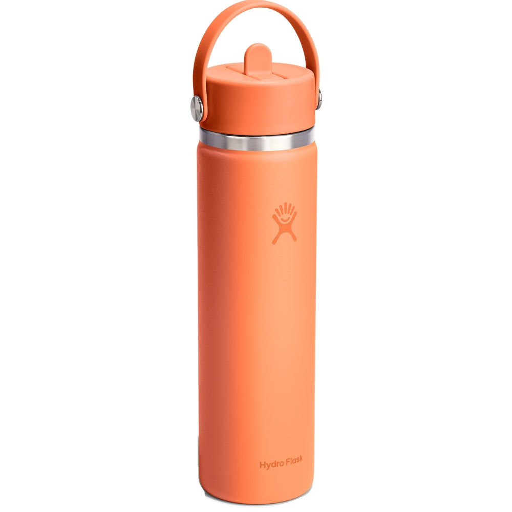 Hydro Flask HYDRO FLASK 24OZ WIDE FLEX STRAW CAP NECTAR ORANGE