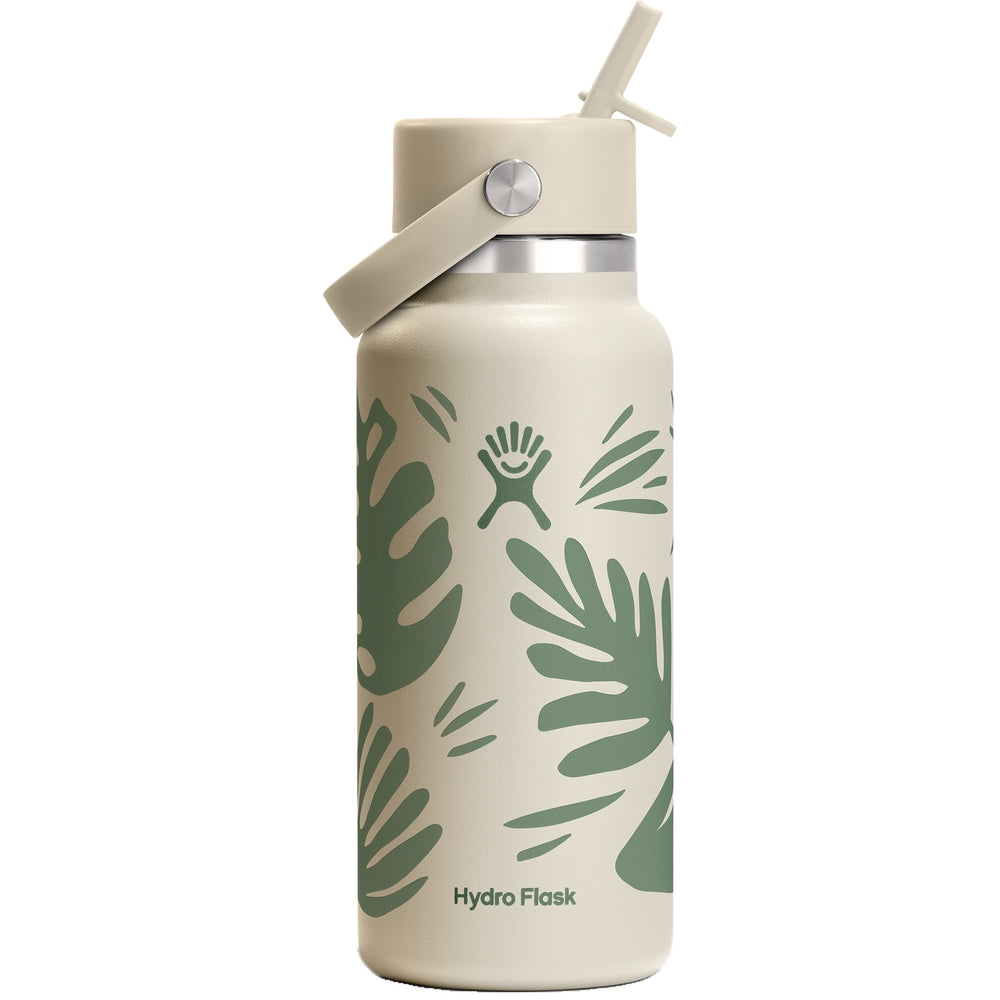 Hydro Flask HYDRO FLASK 32OZ WIDE FLEX STRAW CAP BOTANICAL BLISS