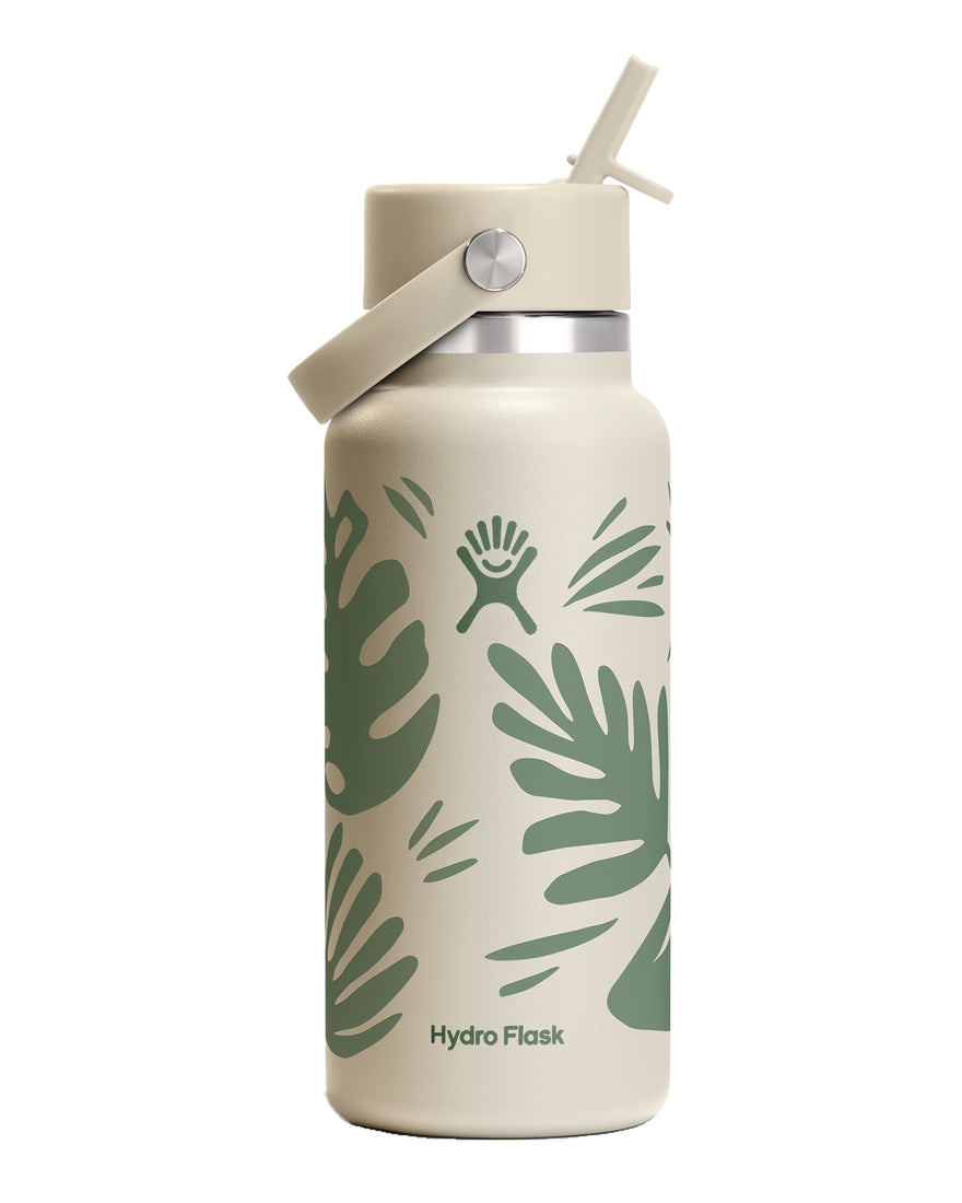 Hydro Flask HYDRO FLASK 32OZ WIDE FLEX STRAW CAP BOTANICAL BLISS