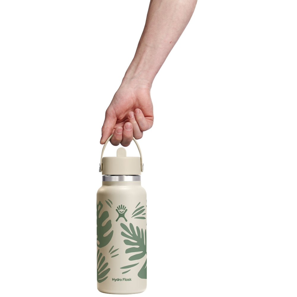 Hydro Flask HYDRO FLASK 32OZ WIDE FLEX STRAW CAP BOTANICAL BLISS