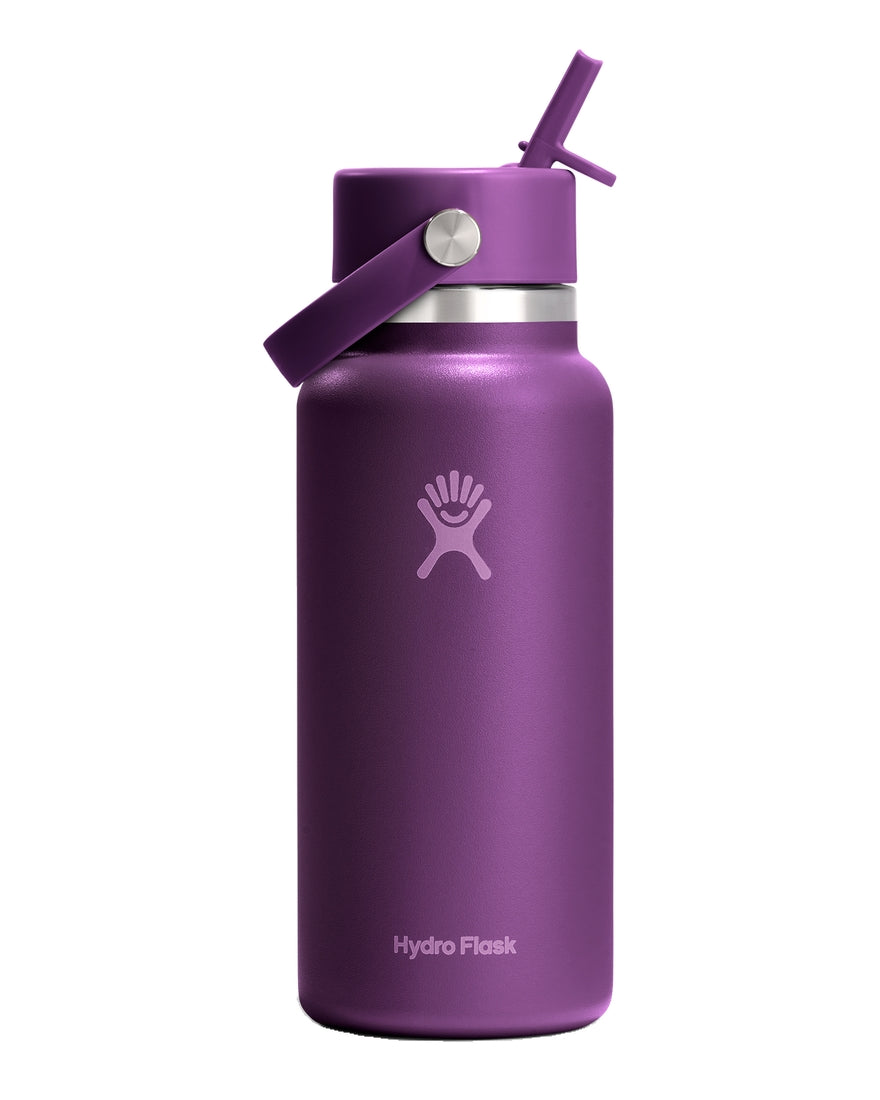 Hydro Flask HYDRO FLASK 32OZ WIDE FLEX STRAW CAP BEACHPLUM PU