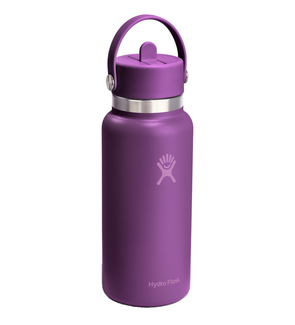 Hydro Flask HYDRO FLASK 32OZ WIDE FLEX STRAW CAP BEACHPLUM PU