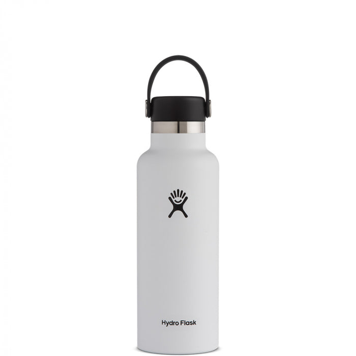 HYDRO FLASK 18 oz White Standard Mouth