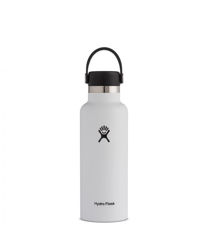 HYDRO FLASK 18 oz White Standard Mouth