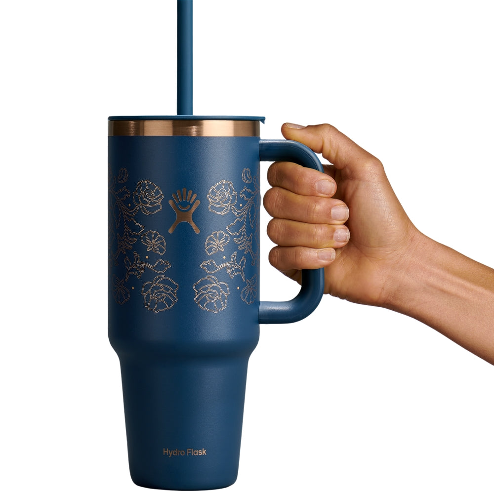 Hydro Flask HYDRO FLASK 400Z ALL AROUND TRAVEL TUMBLER DARK BLUE