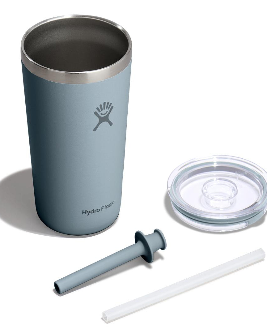 Hydro Flask HYDRO FLASK 20OZ TUMBLER CLEAR STRAW LID SHALE GRAY