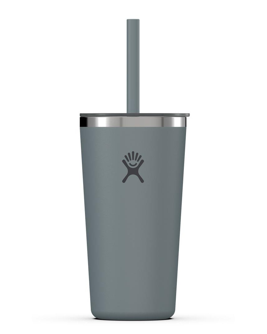 Hydro Flask HYDRO FLASK 20OZ TUMBLER CLEAR STRAW LID SHALE GRAY
