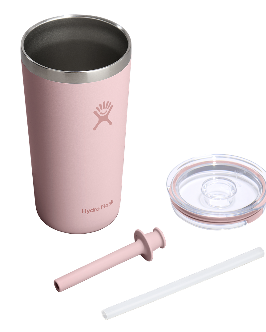 Hydro Flask HYDRO FLASK 20OZ TUMBLER CLEAR STRAW LID TRILLIUM