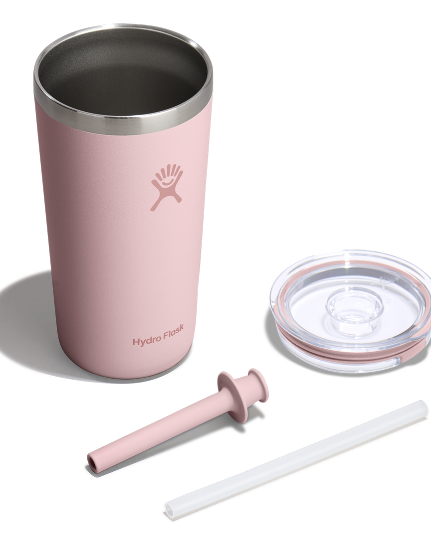 Hydro Flask HYDRO FLASK 20OZ TUMBLER CLEAR STRAW LID TRILLIUM