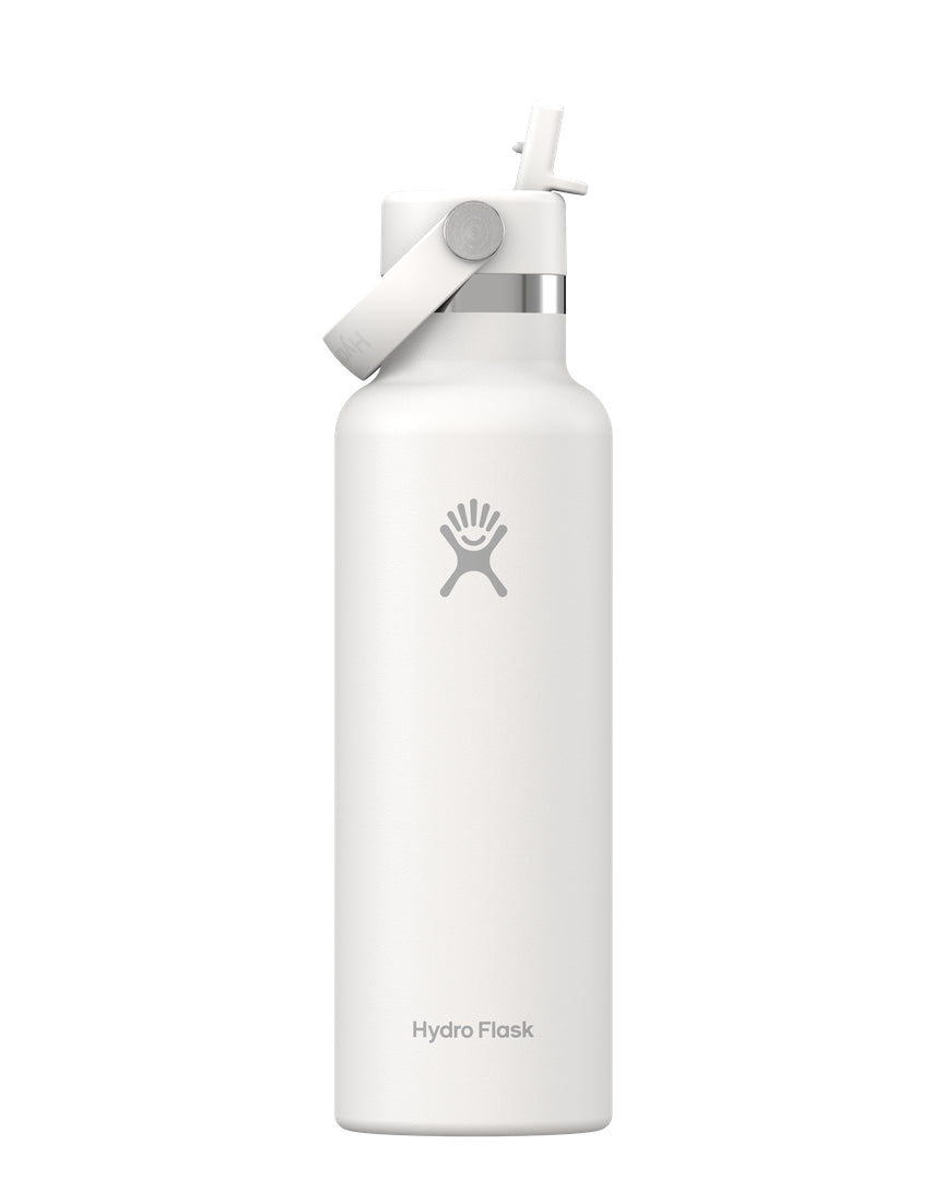 Hydro Flask HYDRO FLASK 21OZ STANDARD FLEX STRAW CAP WHITE