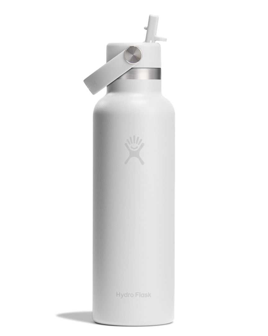 Hydro Flask HYDRO FLASK 21OZ STANDARD FLEX STRAW CAP WHITE