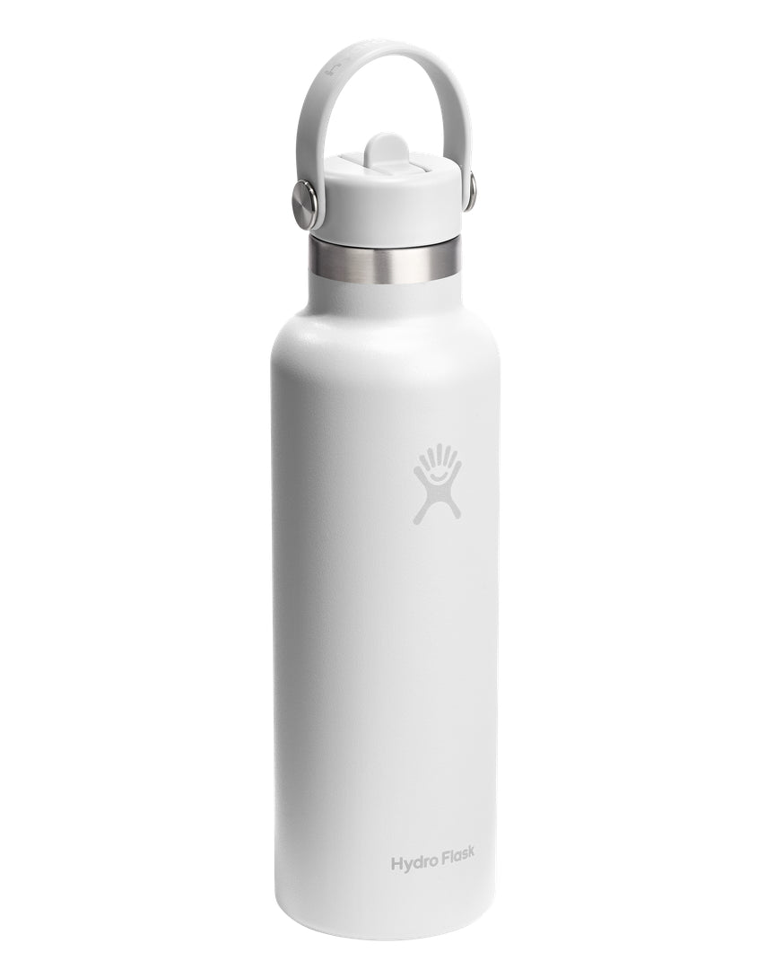 Hydro Flask HYDRO FLASK 21OZ STANDARD FLEX STRAW CAP WHITE