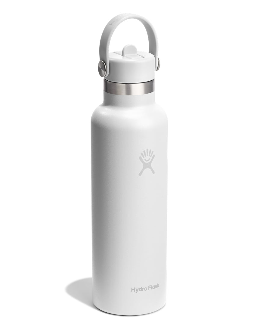 Hydro Flask HYDRO FLASK 21OZ STANDARD FLEX STRAW CAP WHITE