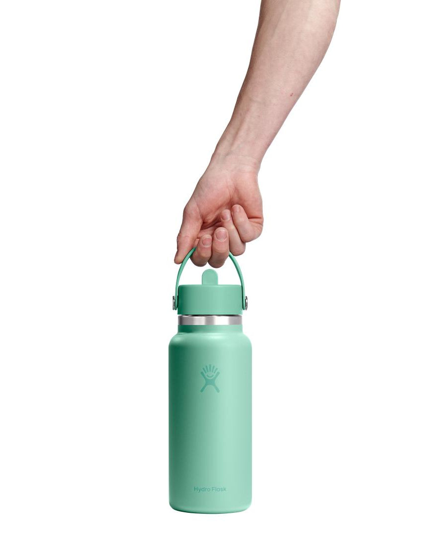 Hydro Flask HYDRO FLASK 32OZ WIDE FLEX STRAW CAP MERMAID GREEN