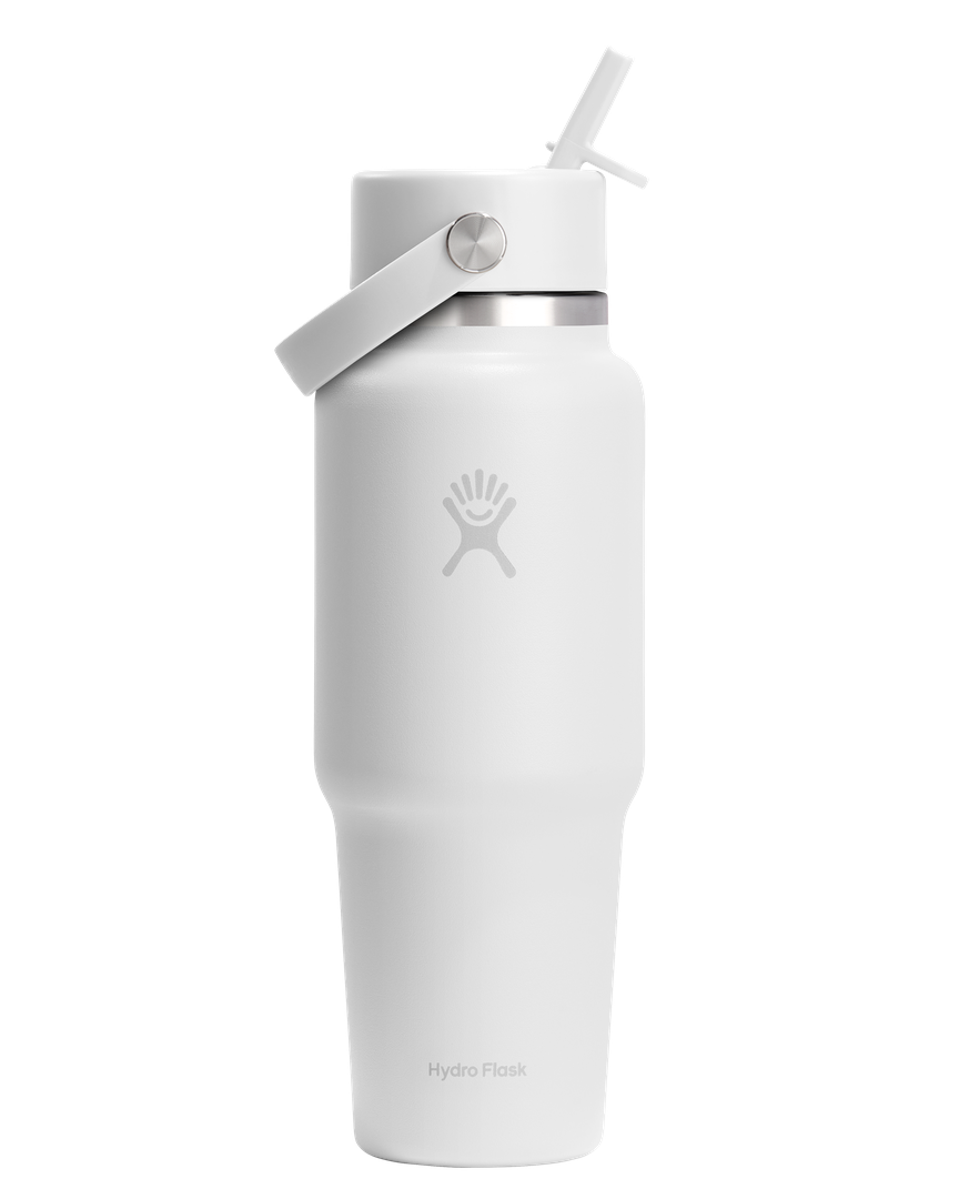 Hydro Flask HYDRO FLASK 32OZ TRAVEL BOTTLE WHITE