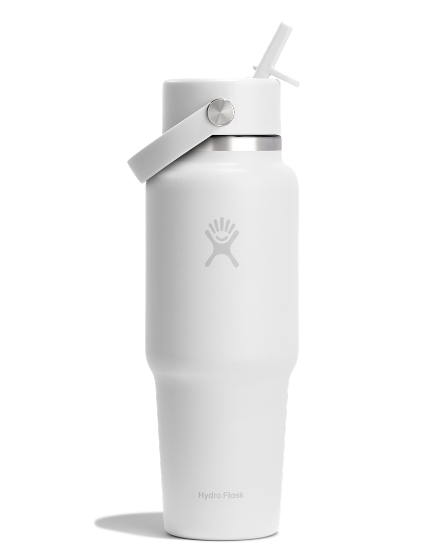 Hydro Flask HYDRO FLASK 32OZ TRAVEL BOTTLE WHITE