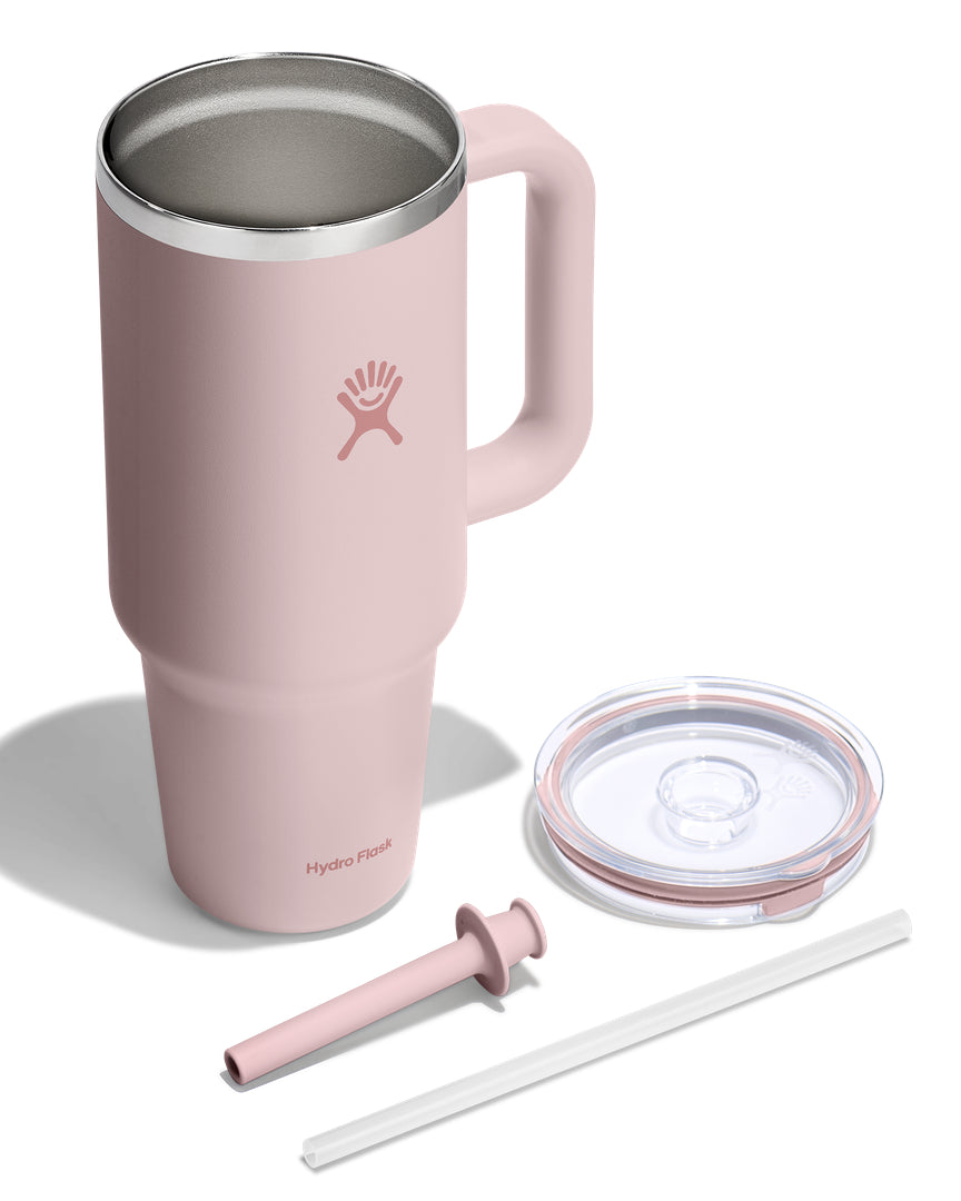 Hydro Flask HYDRO FLASK 40OZ TRAVEL TUMBLER CLEAR LID TRILLIUM