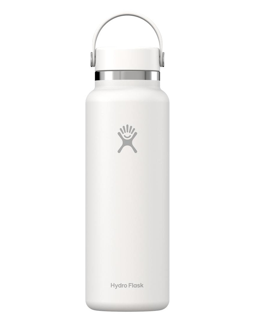 Hydro Flask HYDRO FLASK 40OZ WIDE FLEX CAP WHITE