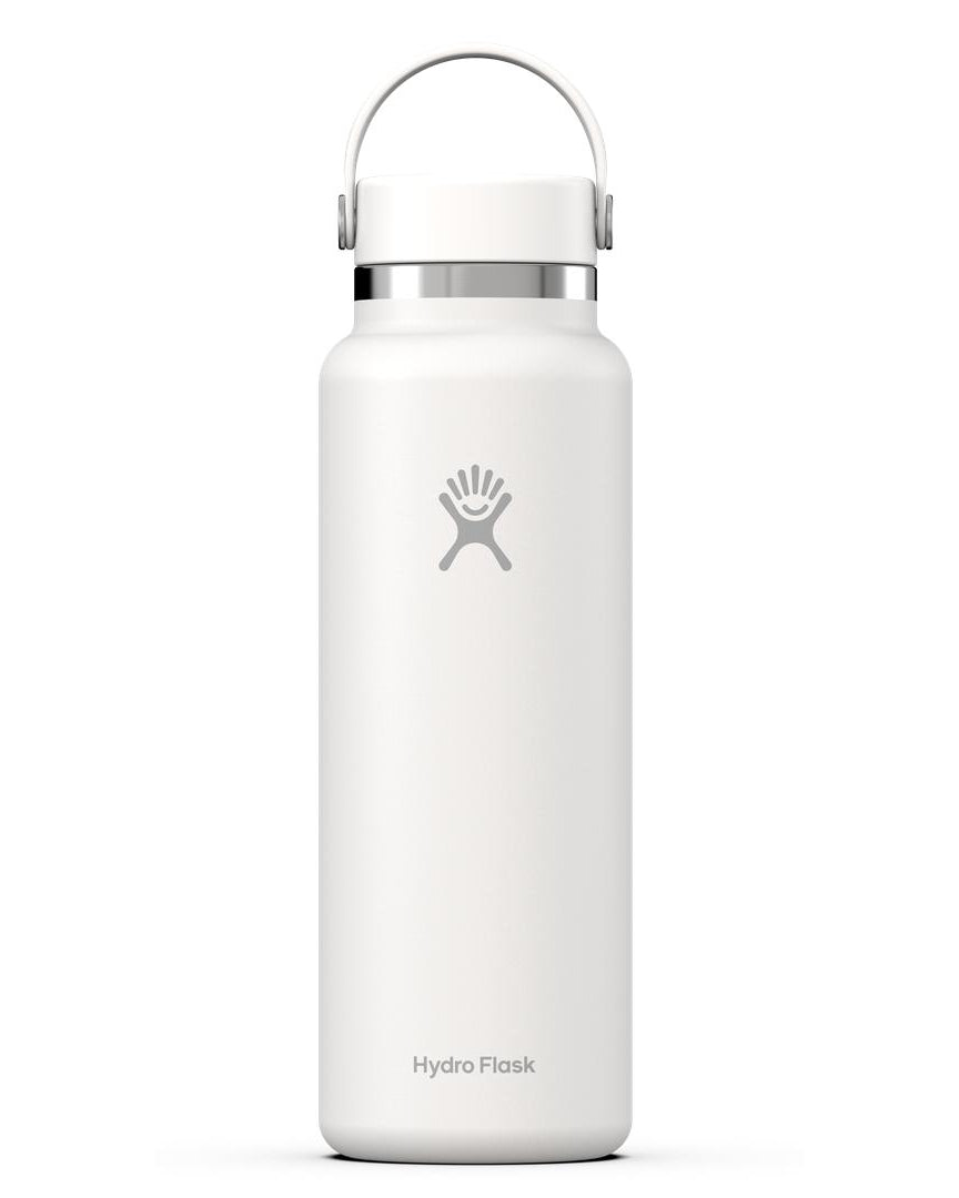 Hydro Flask HYDRO FLASK 40OZ WIDE FLEX CAP WHITE