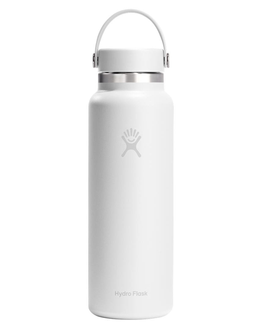 Hydro Flask HYDRO FLASK 40OZ WIDE FLEX CAP WHITE
