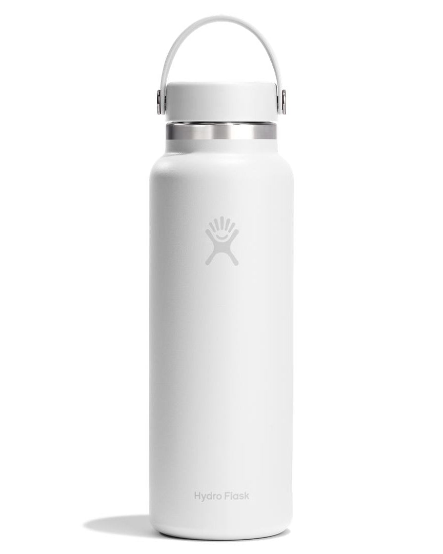 Hydro Flask HYDRO FLASK 40OZ WIDE FLEX CAP WHITE