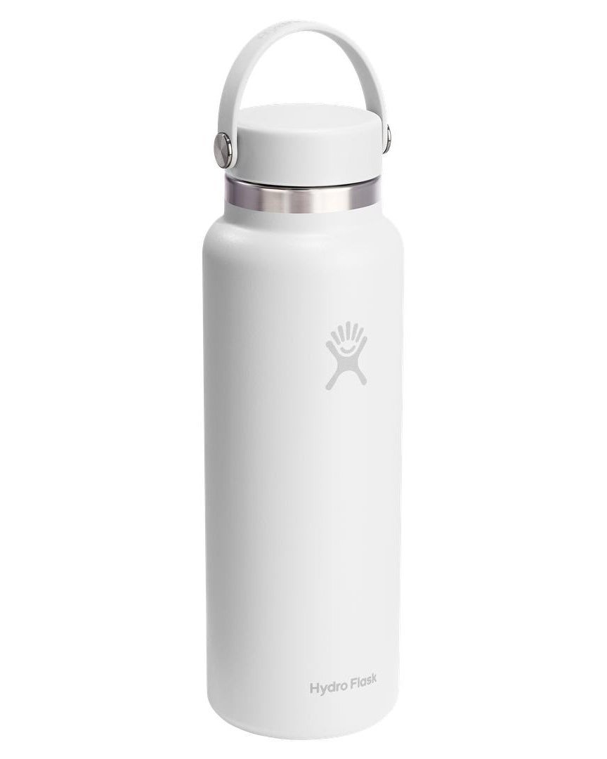 Hydro Flask HYDRO FLASK 40OZ WIDE FLEX CAP WHITE