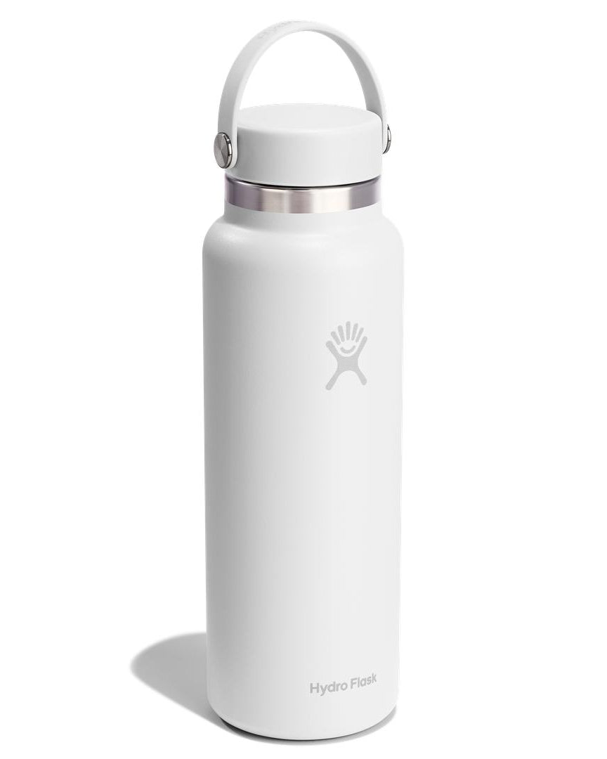 Hydro Flask HYDRO FLASK 40OZ WIDE FLEX CAP WHITE