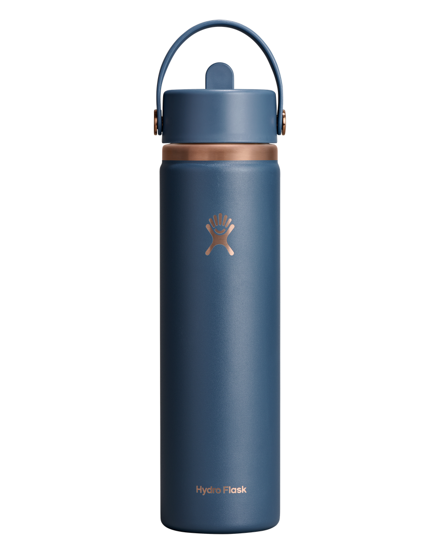 Hydro Flask HYDRO FLASK 24OZ WIDE FLEX STRAW CAP HARBOR BLUE ARC