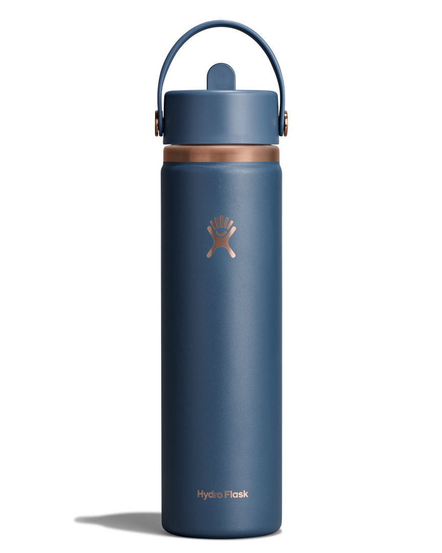 Hydro Flask HYDRO FLASK 24OZ WIDE FLEX STRAW CAP HARBOR BLUE ARC