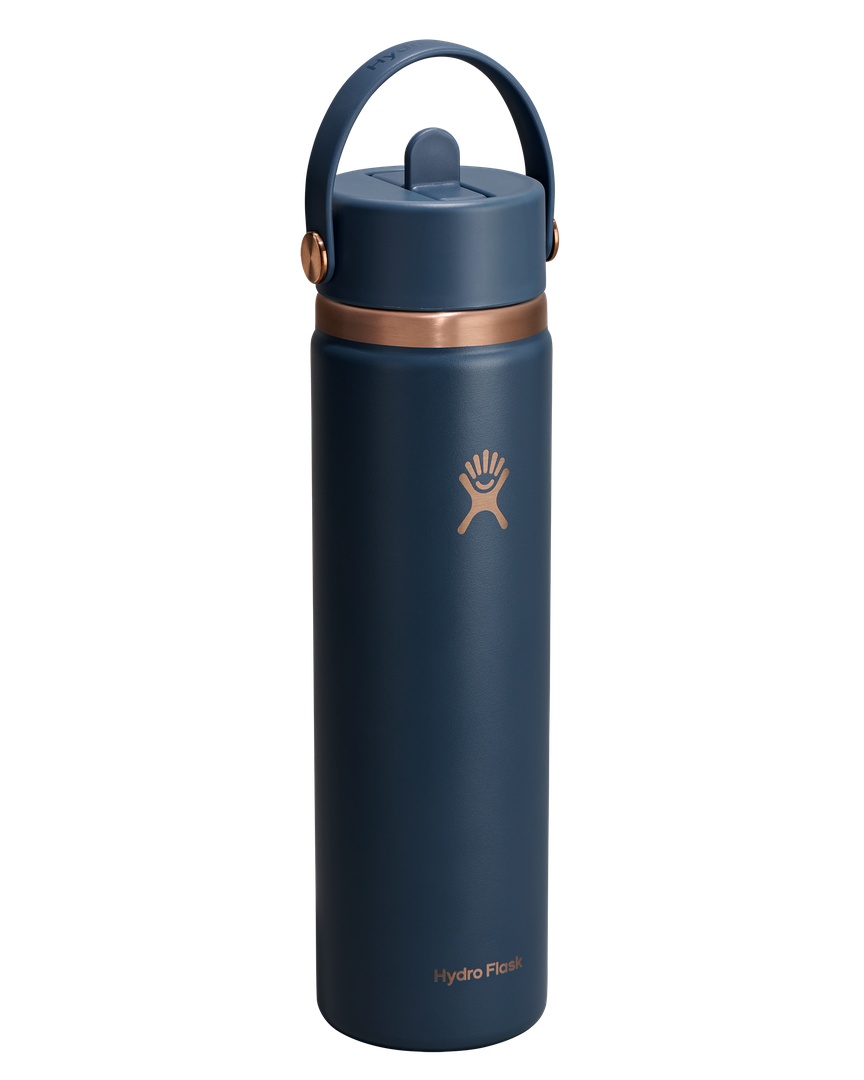 Hydro Flask HYDRO FLASK 24OZ WIDE FLEX STRAW CAP HARBOR BLUE ARC