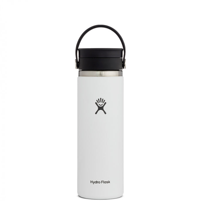 HYDRO FLASK 20 oz White Wide Mouth W/ Flex Sip Lid