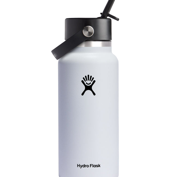 HYDRO FLASK HYDRO FLASK 32 OZ WIDE FLEX STRAW CAP WHITE