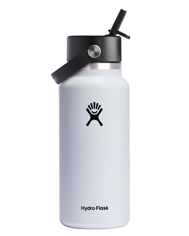 HYDRO FLASK HYDRO FLASK 32 OZ WIDE FLEX STRAW CAP WHITE