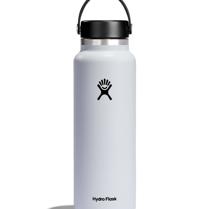 HYDRO FLASK HYDRO FLASK 40 OZ WIDE FLEX CAP WHITE