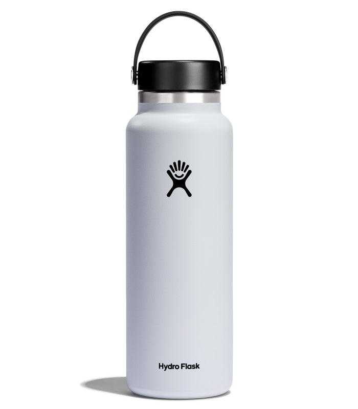 HYDRO FLASK HYDRO FLASK 40 OZ WIDE FLEX CAP WHITE