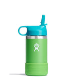 Hydro Flask 12 Oz Kids Wide Mouth Straw Lid And Boot Grass