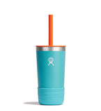 Hydro Flask 12 Oz Kids Tumbler With Straw And Boot Seaspray