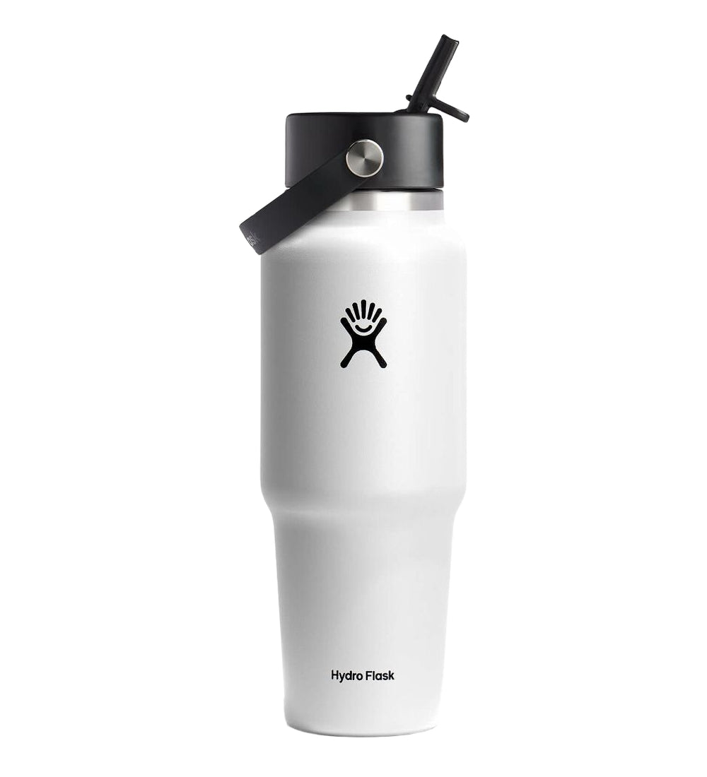 Hydro Flask HYDRO FLASK 32OZ TRAVEL BOTTLE WHITE