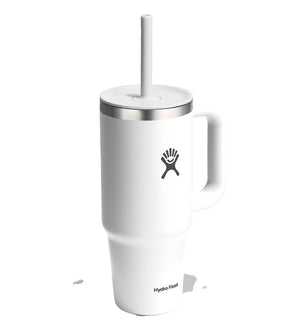 HYDRO FLASK 24 OZ ALL AROUND TRAVEL TUMBLER WHITE