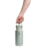 HYDRO FLASK 32 OZ WIDE FLEX STRAW CAP AGAVE