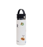 HYDRO FLASK 20 OZ WIDE FLEX SIP LID OATSIDE YOGA BEAR WHITE