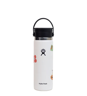 HYDRO FLASK 20 OZ WIDE FLEX SIP LID OATSIDE SURF BEAR WHITE